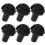 Pack of 6 Trekking Poles, Tips, Accessories, Black 1