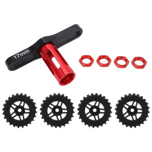 Precision Machined Aluminum RC Wheel Nuts For 1/8 Scale Models Increased Crash Resistance Enhanced Grip And Handling Portable Design Easy To Install