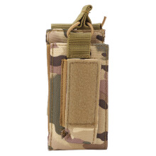 Fondina tattica Molle per radio, resistente, in nylon di alta qualità, sistema Molle regolabile con cinghie di fissaggio, compatta e portatile per