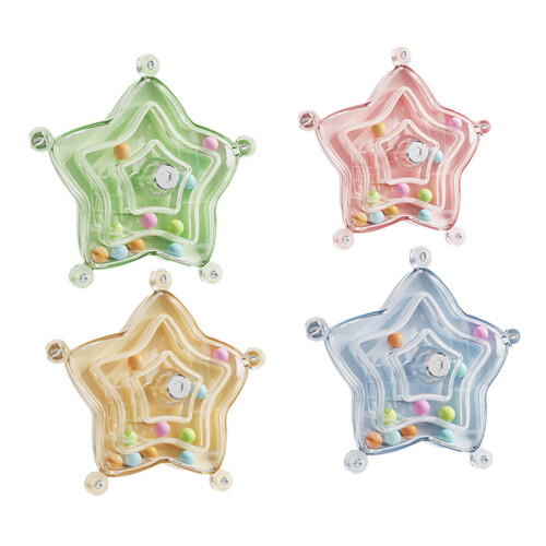 Exercice multifonctionnel pour perroquets, roue rotative,-Rose 1