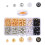 Gold Round Spacer Beads Letter Beads Jewelry Beads-Style 3 1