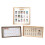Wooden Graduation Keepsakes Frame Dustproof School-A walnut 2