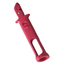 Antislip golvend design pannenlappen voor warme- Claret