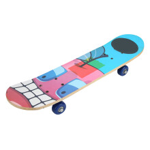 Micro Complete Skateboard, tragbares und robustes Design für Anfänger und Kinder, sanftes und schnelles Fahren mit Ahornholzdeck, konkave, sich