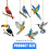 Pendentifs attrape-soleil pour intérieur-Ensemble de six pièces 3
