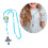 Collier chapelet multifonctionnel pour enfants, 2-Ange Bleu 3
