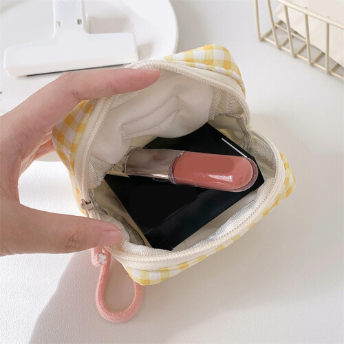 Sac de maquillage de conception carrée, organisateurs de-Violet 1