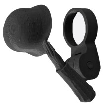 Le soldat salue les casques de bouteille de bière pour les-Noir