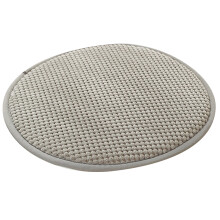 Coussins de chaise ronds respirants, coussin de-Gris clair 30CM