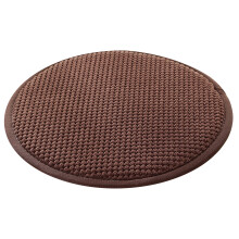 Coussin de siège rond antidérapant avec-Couleur café 30CM