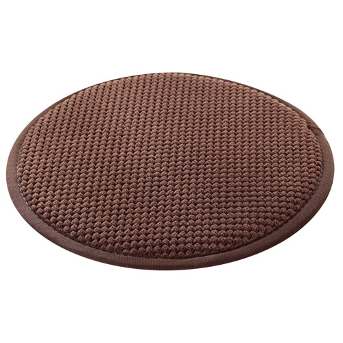 Coussin de siège rond antidérapant avec-Couleur café 30CM