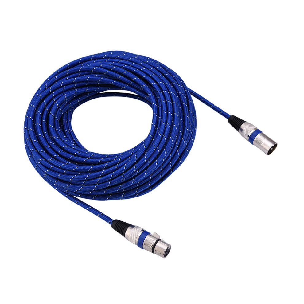 Xlr Cable Male To Female Premium Audio Cable Balance 3Pin Microphone Cable For Stage Sound Equipment Exceptional Tensile Strength Durable Nylon For Am 9416038860294