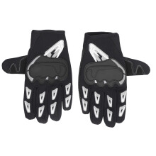 Guanti da moto per motocross, protezione multipunto con barra di protezione sulle nocche, protezione completa delle dita, tessuto traspirante con
