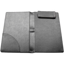 Restaurant Checkbook,  Leather, For Guests, Credit Card Holder, Restaurant Server, Invoice Book, Cash Folder, Bill Padfolio For The Store Black