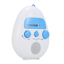 Sinfonia da bagno, il tuo compagno impermeabile, radio da doccia con volume regolabile, frequenze AM e FM a portata di mano, portatile in plastica