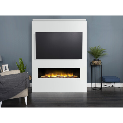 Adam Adam Sahara Pre-Built Fully Inset Media Wall 1