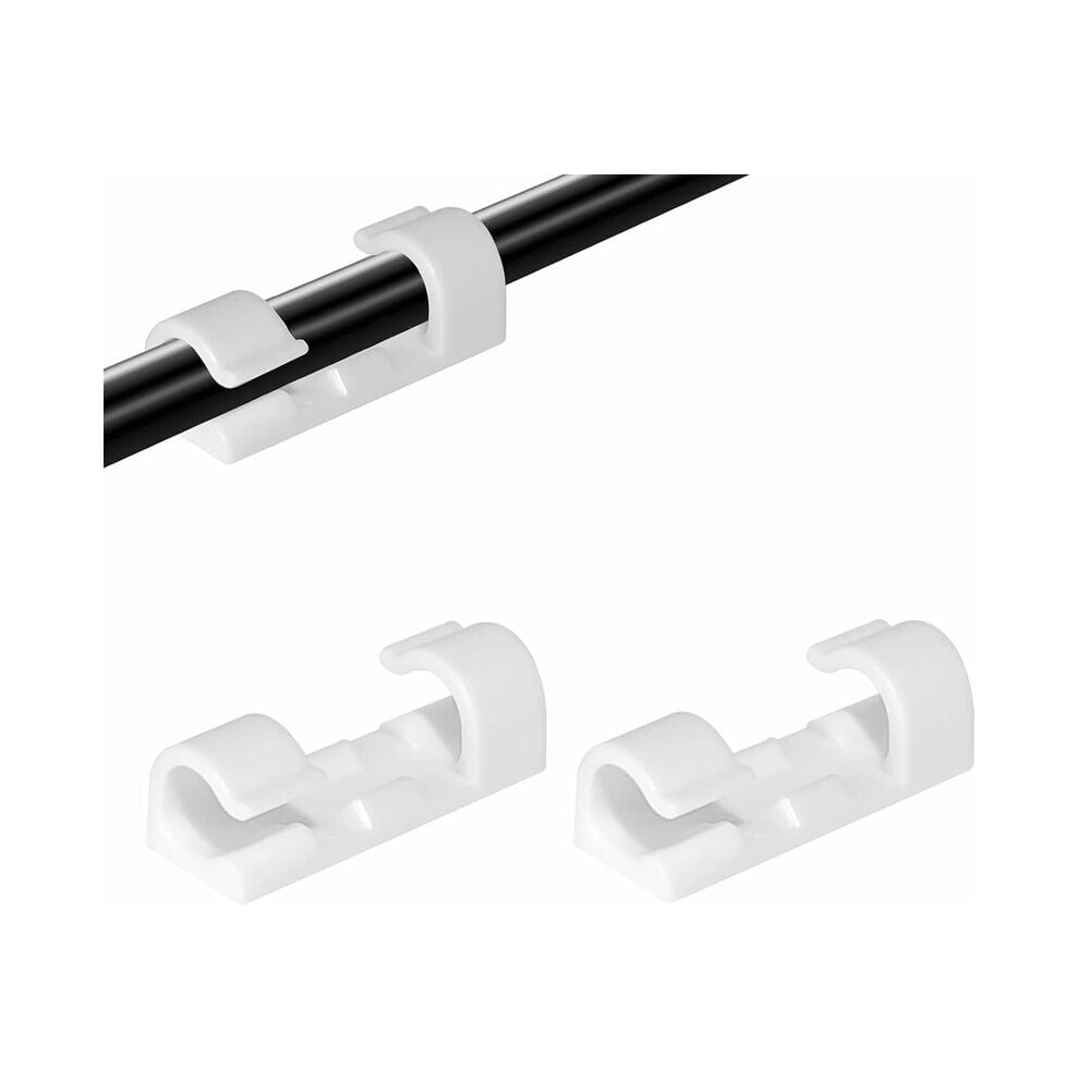 Wire Organizer, Self Adhesive Cable Clips For Cord Management, Eco-Friendly Pa66, 3M Strong Adhesive, Suitable For Various Surfaces, Easy Installation 9198585427891