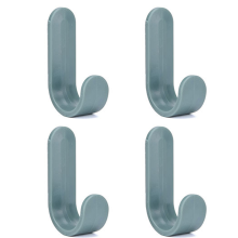 Crochets muraux décoratifs adhésifs pour différentes pièces, installation facile, acier inoxydable 304 de qualité supérieure brossé,