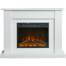 Sureflame Banbury Electric Fireplace Suite in White, 43 Inch