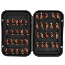 Fliegenfischer-Köder-Set mit schwimmenden Ködern für Flüsse und Seen, Driftfischen, Nassfliegen, Nymphen, Streamerfliegen,