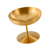 Retro Inspired 150ml/250ml Stainless Steel Dessert-Gold L SIZE