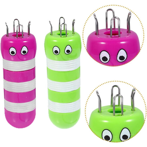 Bee Braid Knitting Machine Knitting Doll Set Plastic Tool Bobb Wool Knitter 2