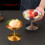 Retro Footed Serving Bowls 150ml/250ml Capacity-Silver L SIZE 5