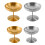 Retro Footed Serving Bowls 150ml/250ml Capacity-Silver L SIZE 2