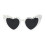 Sparkly White Heart Shape Bridal Shower-White til death 1