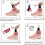 Schuhspanner für Damen und Herren – Schuhdehner – Weiß – Gummi – Karton 3