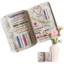 Creative Sewing Book Sewing for Beginners Embroidery Instructions Creative Stitches Table Decoration Decorative Embroidery Loose Leaf