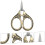 Embroidered Scissors Sewing Threads Household Scissors Thread Cutting Tool Stainless Steel 4
