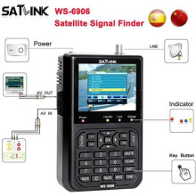 WS-6906 DVB-S Satellitenfinder mit 3,5-Zoll-LCD-Display, DVB-S FTA Digitaler Satellitensignalfinder WS 6906 Satellitenfinder
