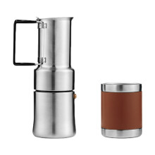 350 ml Mokka-Kanne und Tassen-Set, Kaffeemaschine,
