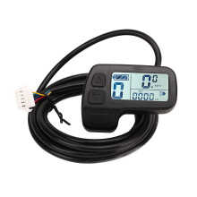 LCD-meter voor elektrische fietsen, toont meerdere gegevens nauwkeurig: snelheid, vermogen, versnelling en kilometerstand, speciaal ontworpen voor