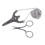 1 Piece Retro Scissors Set Chain Scissors Silver 1