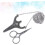 1 Piece Retro Scissors Set Chain Scissors Silver 4