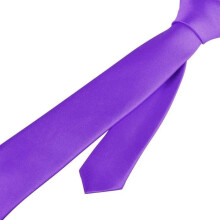 Lila Herrenkrawatte – OHP – Klassisch – Polyesterseide – 145 cm – 5 cm