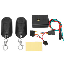Alarmsystem für Elektrofahrräder mit Fernstartfunktion für 36 bis 72 Volt, ausgestattet mit einstellbarem Erschütterungssensor und