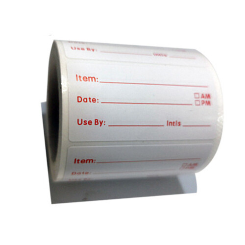 Ετικέτες τροφίμων με εγγράψιμο υλικό, διαλυτή και αφαιρούμενη κόλλα για