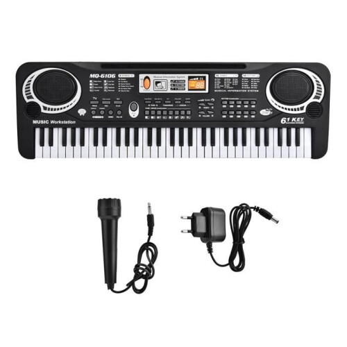 E-Piano - DUO - 61 digitale Tasten - ABS-Kunststoff - Mit Mikrofon 2