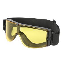 Lunettes de sécurité haute résistance aux chocs, protection oculaire militaire, antibuée, protection UV-400, verres interchangeables, vision