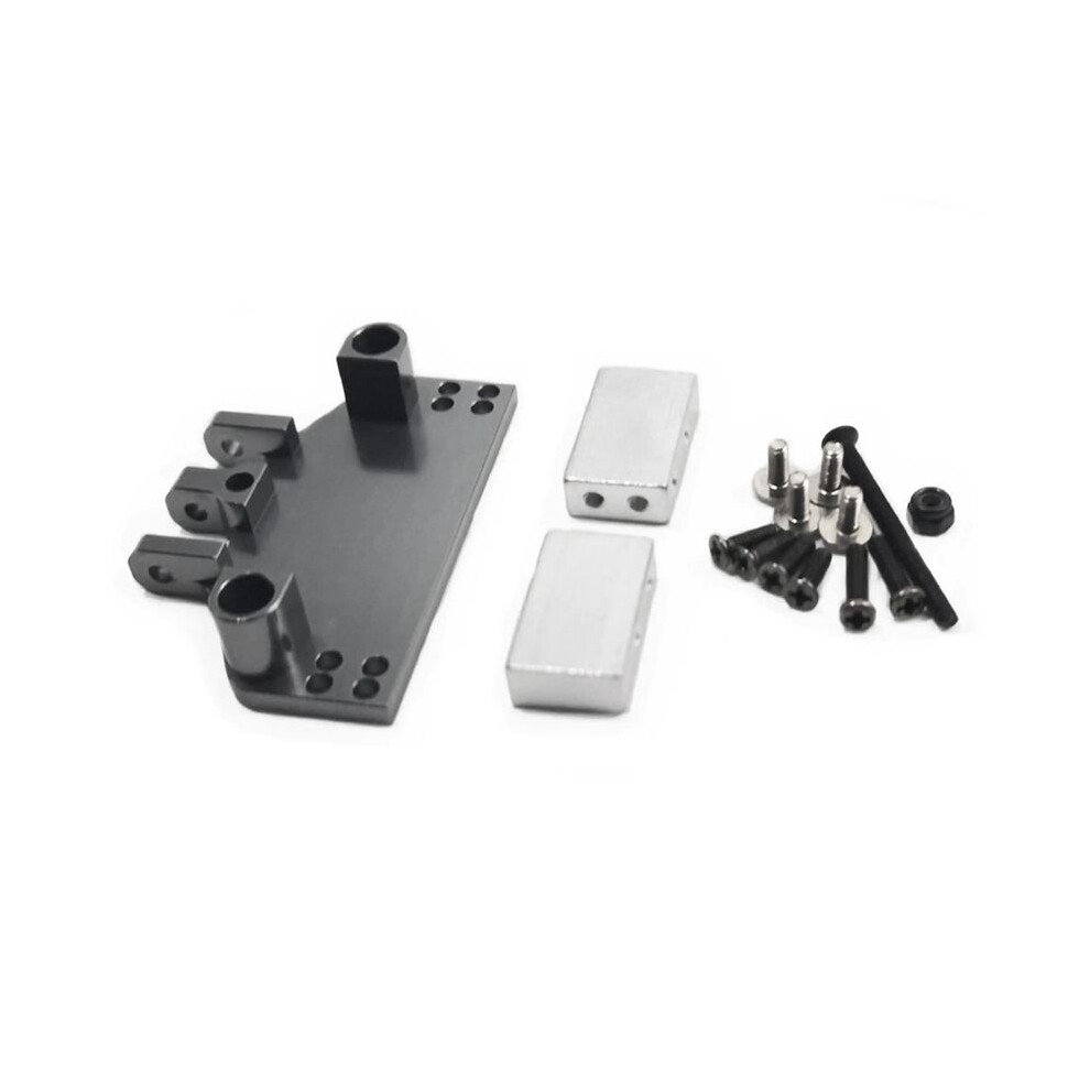 For Mn86 Mn128 Rc Car Upgrade Parts Servo Mount Front Link Rods Bracket Mount Set Accessories Parts Titanium 4711955958600