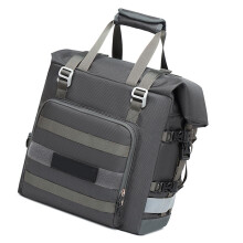 Saddlebags Luggage bag Large capacity Removable Side Saddle Motorcycle pannier Bags Backpacks Grey
