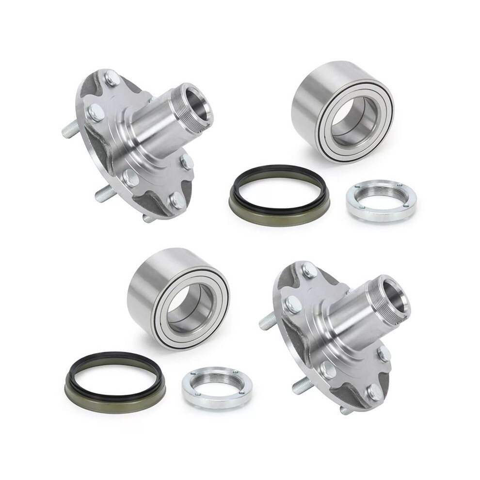 4Pcs Front Wheel Bearing Hub Set Kit Assembly For Toyota 4 Runner 2Wd Sequoia Wh5170112w,Nt517011 6134218512438