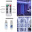 Remote Control Curtain String Lights, Multicolor Fairy Lights Untangled Wires For Easy Install Waterproof Decor, USB Powered Timer Function (3x3 Meter 5