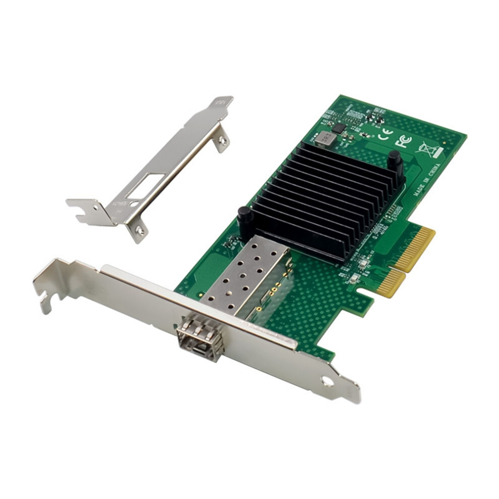 X520-Sr1 10G Sfp+ Server Fiber Optic Network Card 82599En Chip Pcie X4 Single Optical Port Network Card 4854110107076