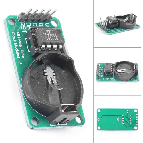 1PC RTC Real Precision Time Clock Module DS1302 Green for AVR PIC SMD ARM 1