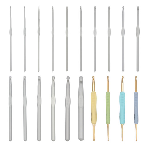 1 Set Doppelkopf-Stricknadel,-Stellen Sie eins ein