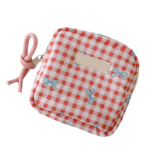 Schlichtes Design, tragbare, wasserdichte Kosmetiktasche mit-Rot